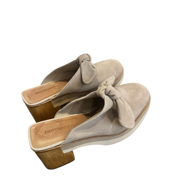 Bernardo Sadie mule clog in clay 7 - Picture 4 of 9